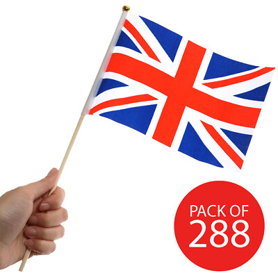 288 UNION JACK FLAGGEN HANDWINKEND BRITISH ENGLAND OLYMPICS VE DAY KOSTÜM