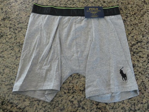 Polo RALPH LAUREN Men's Underwear Boxer Briefs Neon Stripe Solid Big Pony M/L/XL - Picture 5 of 8