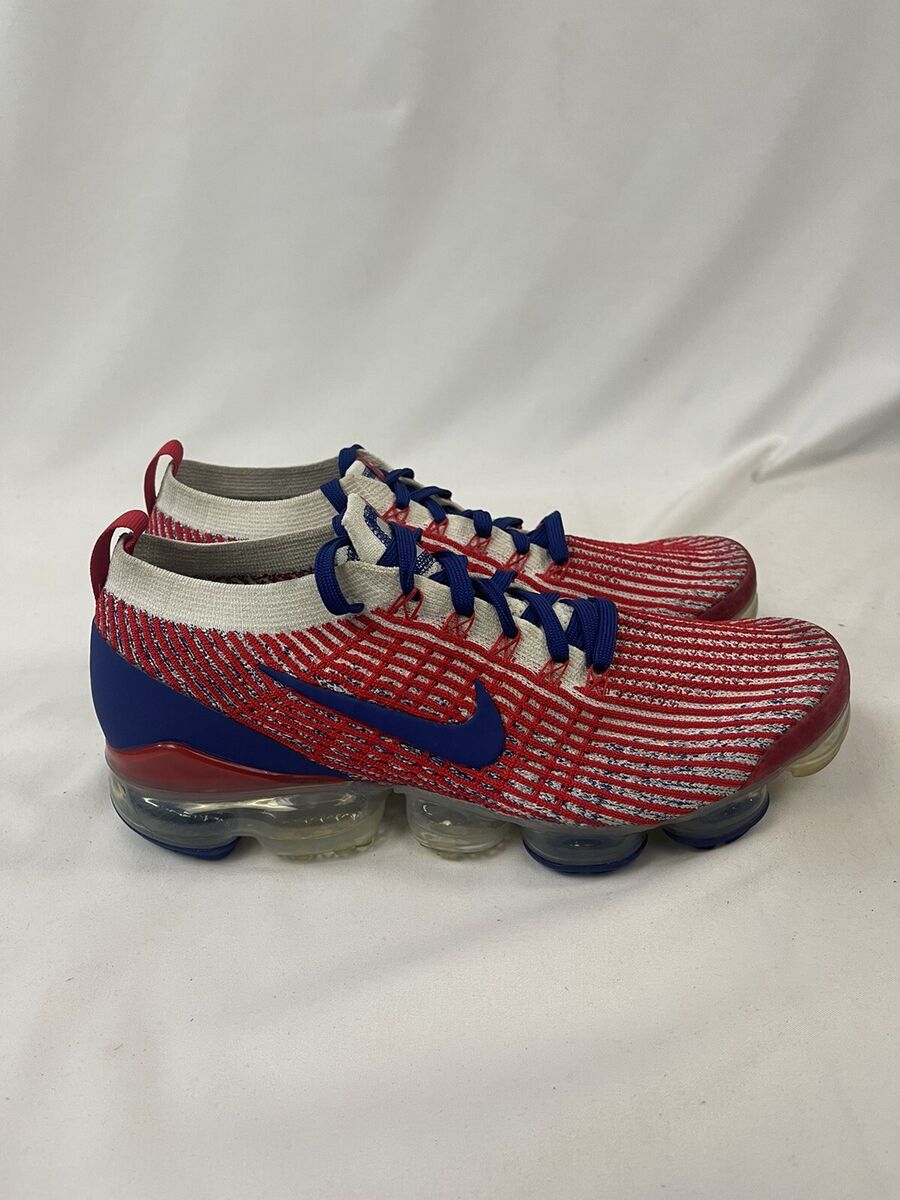 Nike Air VaporMax Flyknit FK 3 USA Red White Blue CW5585-100 Nike Air VaporMax Flyknit FK 3 USA Red White Blue CW5585-100