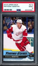 2016 UPPER DECK #213 ANTHONY MANTHA YOUNG GUNS RC ROOKIE PSA 9