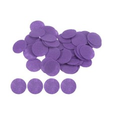100pcs Round Felt Circles, 20mm 3/4" Craft Felt Pads Non-Woven Fabric Pad Purple