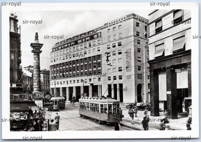 Mailand 1930er - S. Babila Platz - Italien Milano - Foto 9x6cm