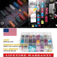 220pcs/Set ATC ATO Car Blade Fuse Assortment Auto Truck Motorcycle Fuses Kit