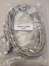 DB9 Male to DB9 Female RS-232 Serial Cable 10 ft