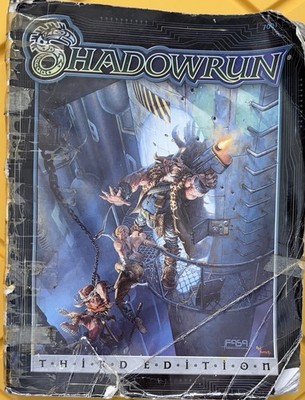 Shadowrun Rulebook 3rd edition softcover RPG Book 10660 Cannon Companion Lot