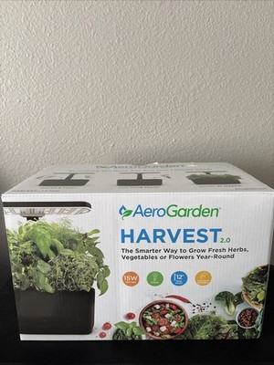 AeroGarden Harvest 2.0, Indoor Garden Hydroponic System LED Grow Light +Supplies