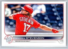 2022 Topps Update #US173 Andrew Stevenson Washington Nationals