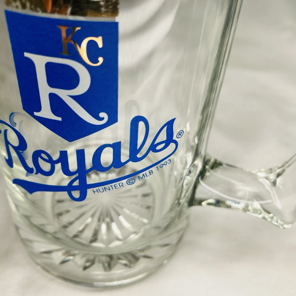 Piedra de vidrio estándar de 10 oz MLB Kansas City Royals de Hunter 1993 K.C. Foto 2 de 4