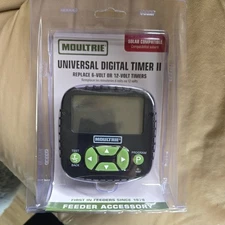 Moultrie Universal Digital Game Feeder Timer, Gen 2, Black - MFA-13461 Brand New