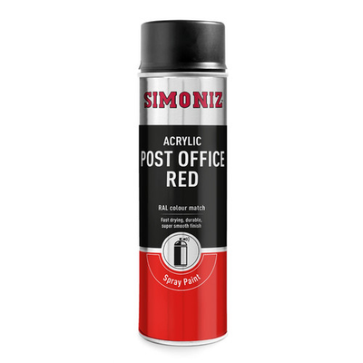 #ad Simoniz Post Office Van Red Spray Paint 500ml Aerosol Car Van SIMP25D GBP 12.95