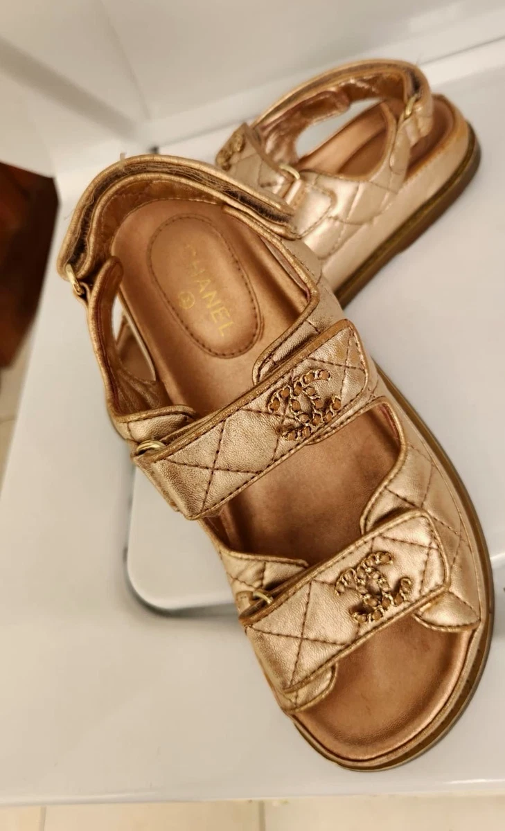 CHANEL Gold Shoes for Women for sale | eBay