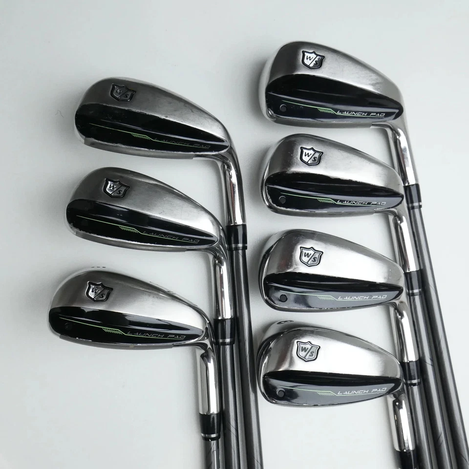 Used Wilson Launch Pad 2022 Iron Set / 5 - PW + GW / Regular Flex - Image 2 of 4