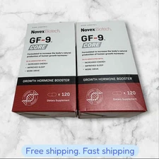 FOR 2 Novex Biotech GF-9 CORE GH Booster 120 Capsules EXP06/2026+ NEW SHIP