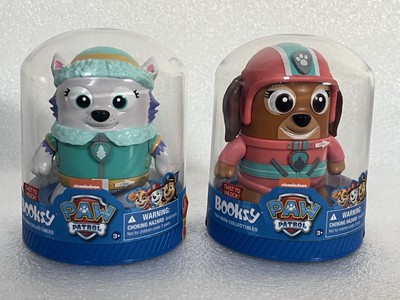 Paw Patrol BOOKSY Mini Books & Figures. Set of 2 - EVEREST and LIBERTY New