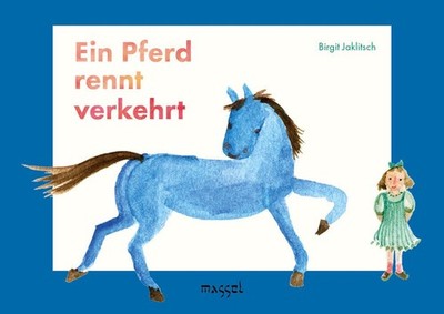 Ein Pferd rennt verkehrt Birgit Jaklitsch