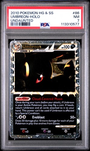 Umbreon graded PSA 7 for sale on eBay