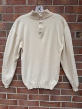 Ivory Cream Men  s Pullover Sweater No Tags Size SX/S