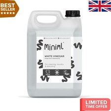 All-Natural 5L White Vinegar Cleaner - Effective Multi-Surface Solution 3.40 per litre