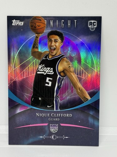 Nique Clifford – 2025-26 Topps Midnight Basketball · Base Cards #84 Nique Clifford