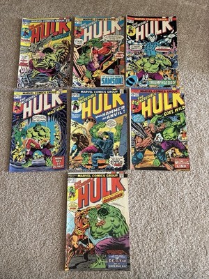 ONE OWNER! Marvel Comics Group: The Incredible Hulk! Lot Of 7 Issues.