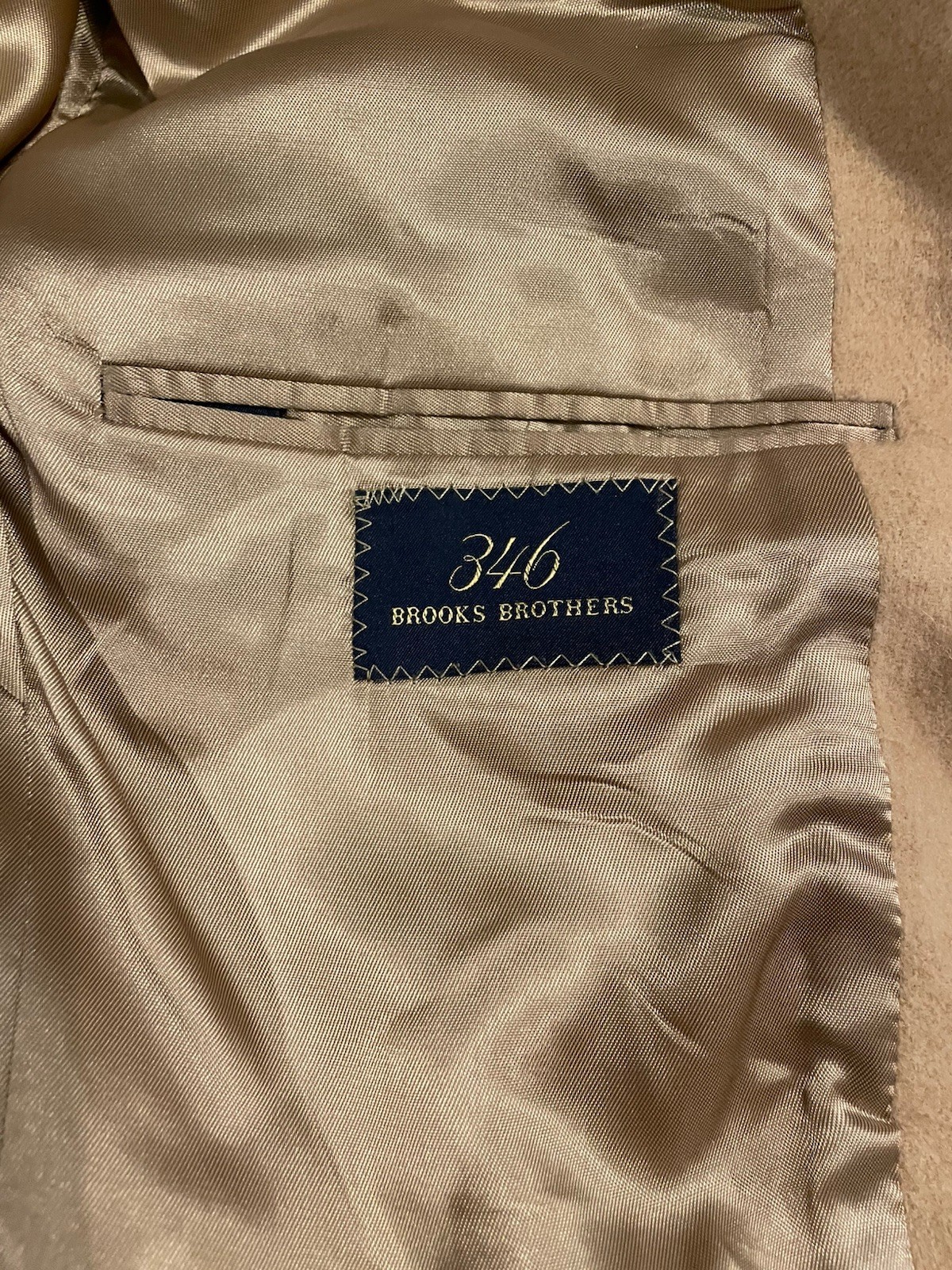 Brooks Brothers 100% Camel Hair Blazer Size 42R Tan 3 Button Classic Old Money thumbnail 6