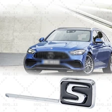 1PC Chrome GTS Letters Trunk Lids Badge Symbol Emblems For AMG GT S gts