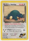 Pokemon Card Rocket's Snorlax Gym Heroes Ultra Rare WoTC 33/132 MP