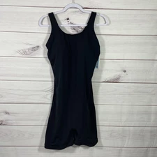 Sporti Swimsuit Hydrolast Unitard One Piece Womens Size Black Chlorine Resistant