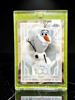 2023 Topps Chrome Disney 100 Olaf Frozen #74 Base Standard Edition