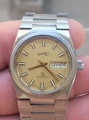 Eberhard & Co. Hf Automatic Day Date Stainless steel Men's 34mm