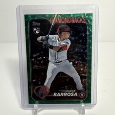 2024 Topps Update Series - Jorge Barrosa #US22 Green Crackle Foilboard /499 (RC)