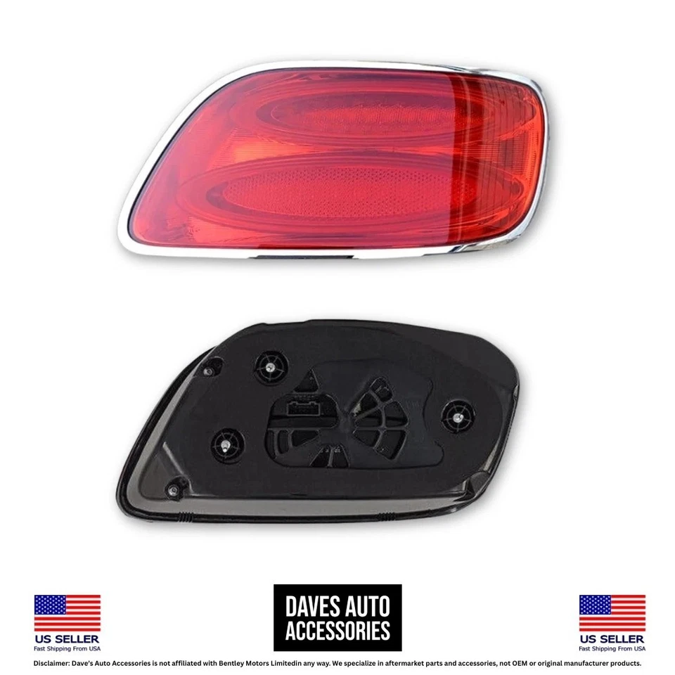 Комплект задних фонарей для Bentley Continental GT GTC 2012–2017 годов выпуска слева направо - Изображение 4 из 4