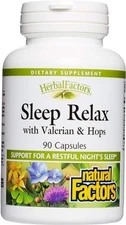 Herbal Factors Sleep Relax Formula By Natural Factors, Natural Sleep A