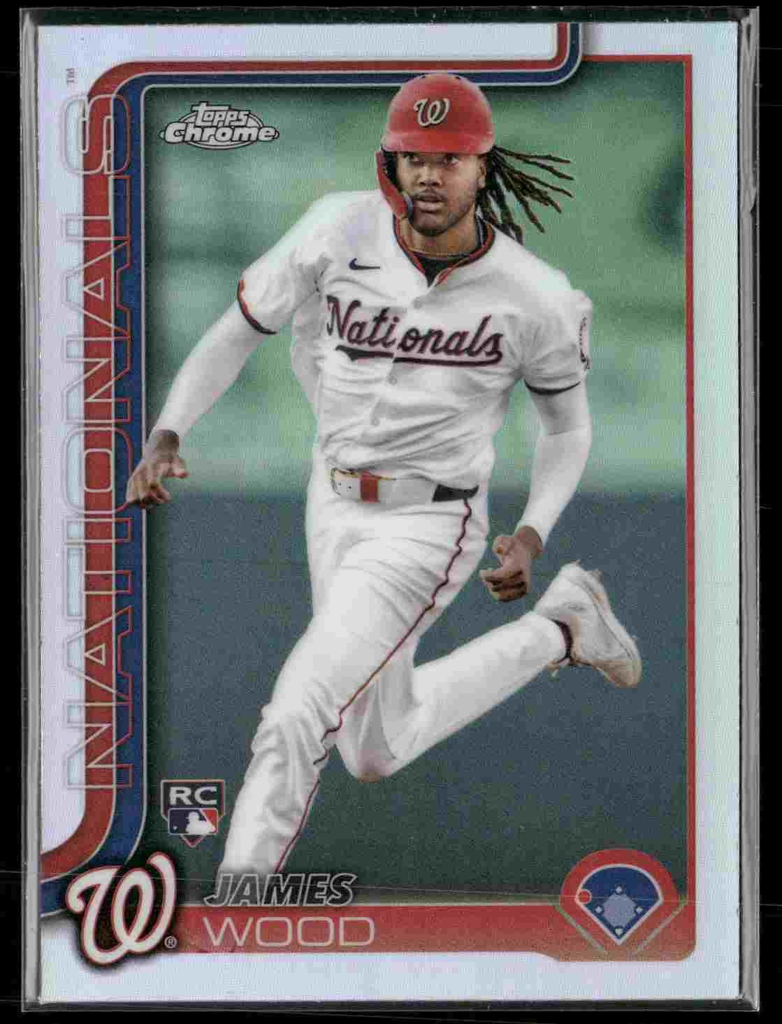 2025 Topps Chrome #132 James Wood Prism Refractors