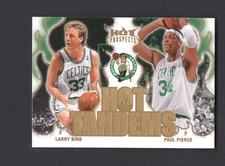2008-09 Hot Prospects Hot Tandems #HT1 Larry Bird/Paul Pierce