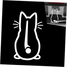 Cute Rear Windshield Wiper Cat Tail Stickers   3D Wagging Tail Effect,