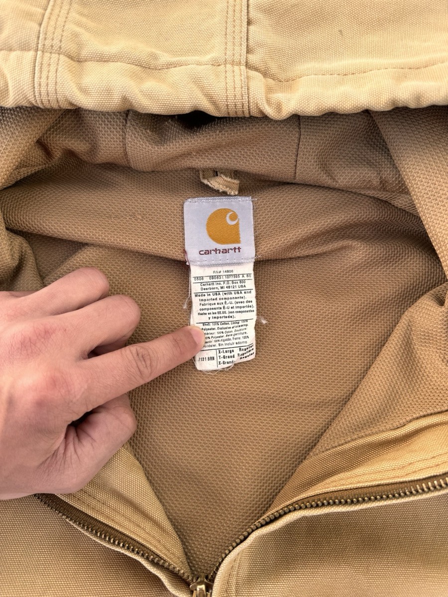 Tan Carhartt Jacket View 2