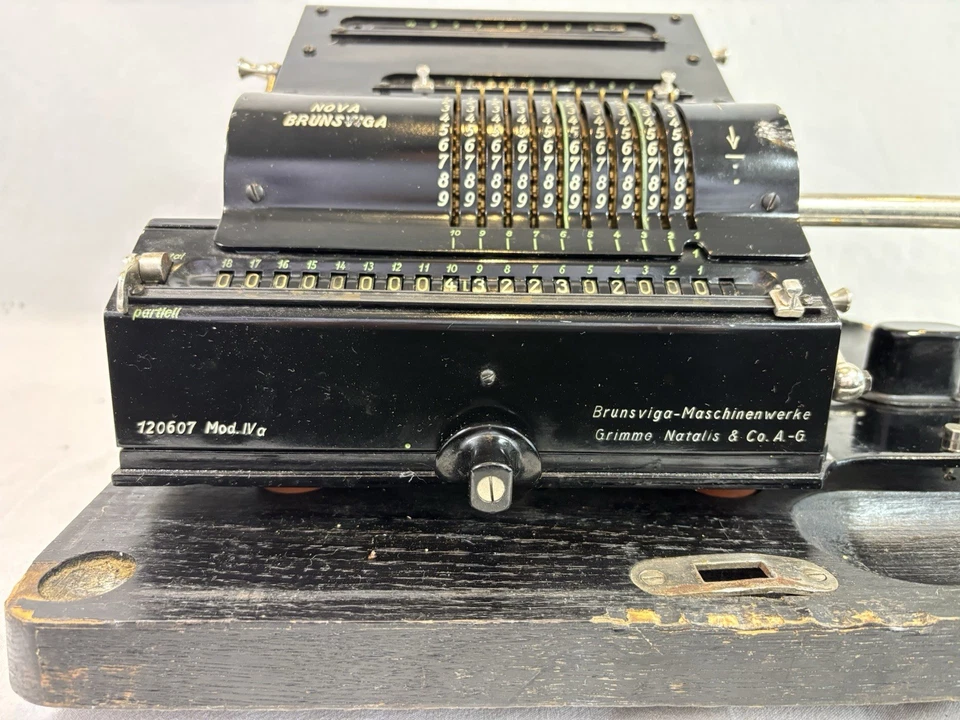 Machine à Calculer NOVA BRUNSVIGA Mod. 4 Mécanique Vintage Fonctionne - Photo 4/4