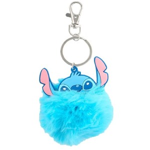 Disney STITCH POM-POM KEYCHAIN/BACKPACK CLIP 3" ~ New with Tags