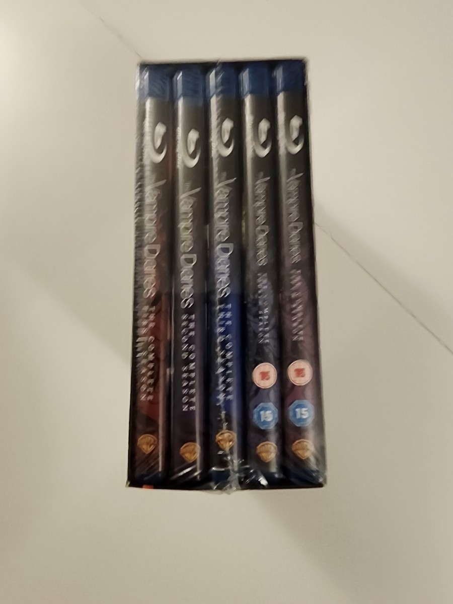 Vampire Diaries Blu-ray Seasons 1-5 New Sealed Box Set TV Series 