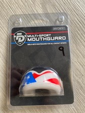 Fight Dentist Mouthguard USA Stars & Stripes SIZE 12+ ADULT Boxing & Martial Art