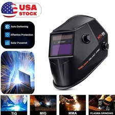 Auto Darkening Solar Power Weld Mask MMA/MIG/TIG Large Viewed Welder Helmet/Hood