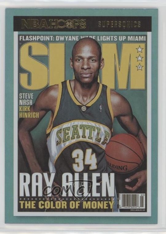 2021-22 Panini NBA Hoops Slam Holo Ray Allen #SLAM#87 HOF 04dh