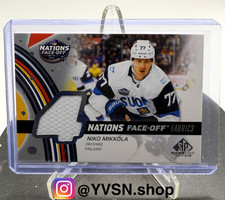 2025-26 Upper Deck SP Game Used 4 Nations #4N-NM Niko Mikkola *see description*