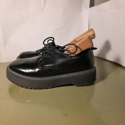 Vintage 90s Womens Size 9.5 Grunge Goth EDM Chunky Platform Shoes