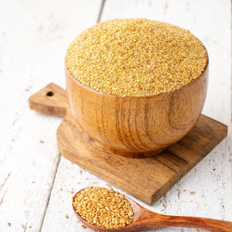 Organic Milled Golden Flaxseed 1kg Ground Flax Seed Seeds By Natures Balance - Image 1 of 4