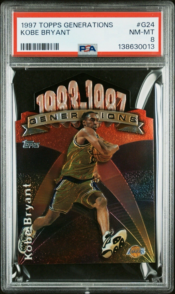 Topps Kobe Bryant Basketball 1997-98 Season Sports Trading Cards