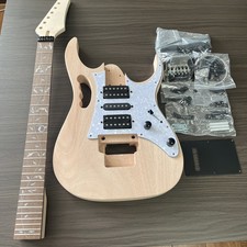 U.S. spot DIY 6String Electric Guitar Mahogany Body Kit Unfinshed NoTariffs