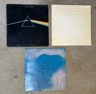 Lot 3 Pink Floyd -  Meddle, The Wall & Dark Side of the Moon Original Vinyls LPs