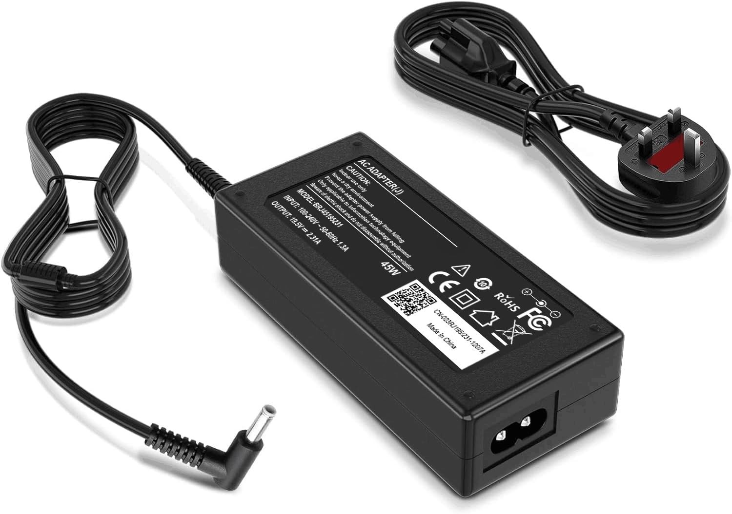 45W Laptop Charger for Elitebook Chromebook Pavilion Envy Spectre Notebook